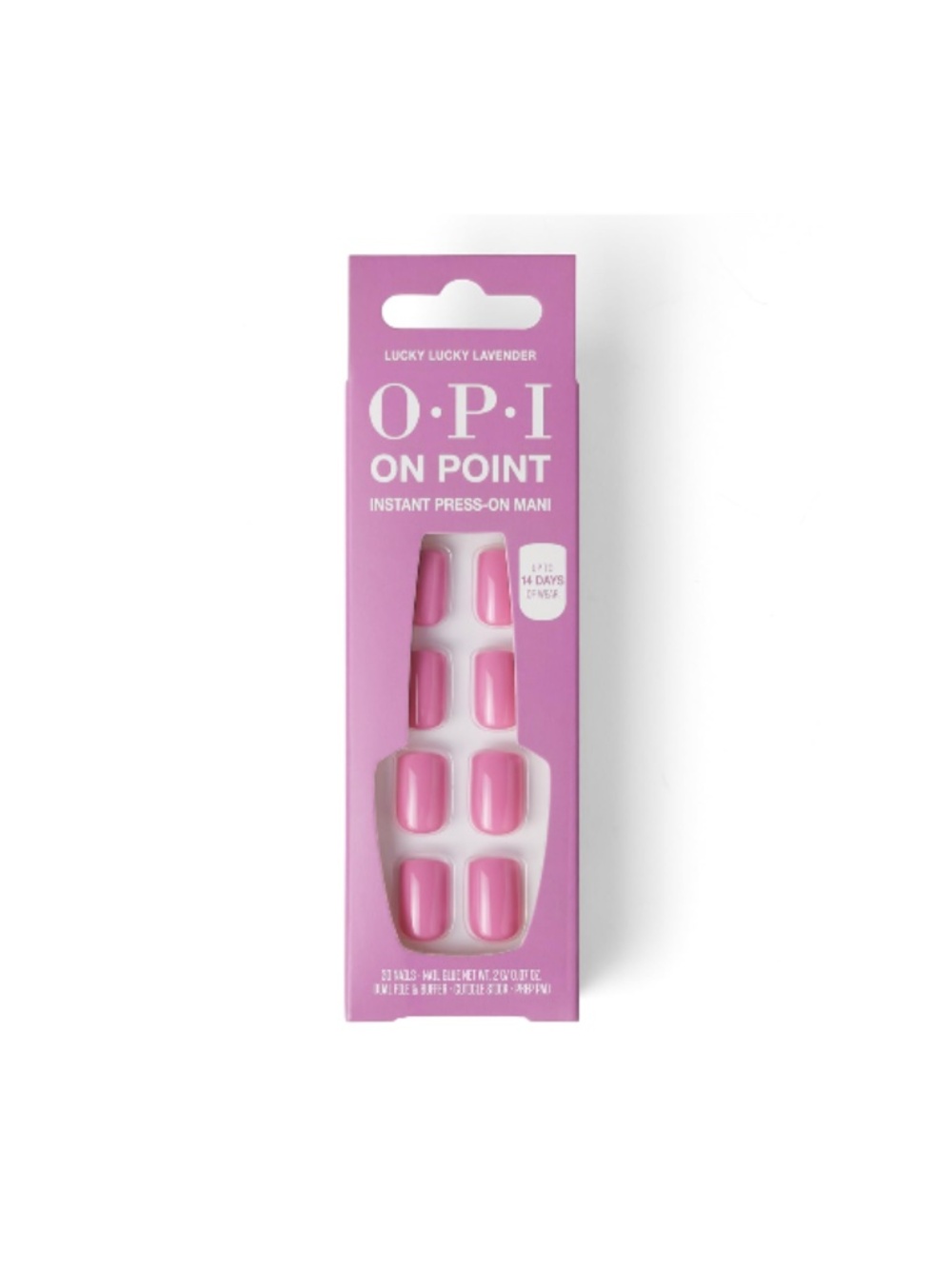 OPI On Point Press On Nails Lucky Lavender